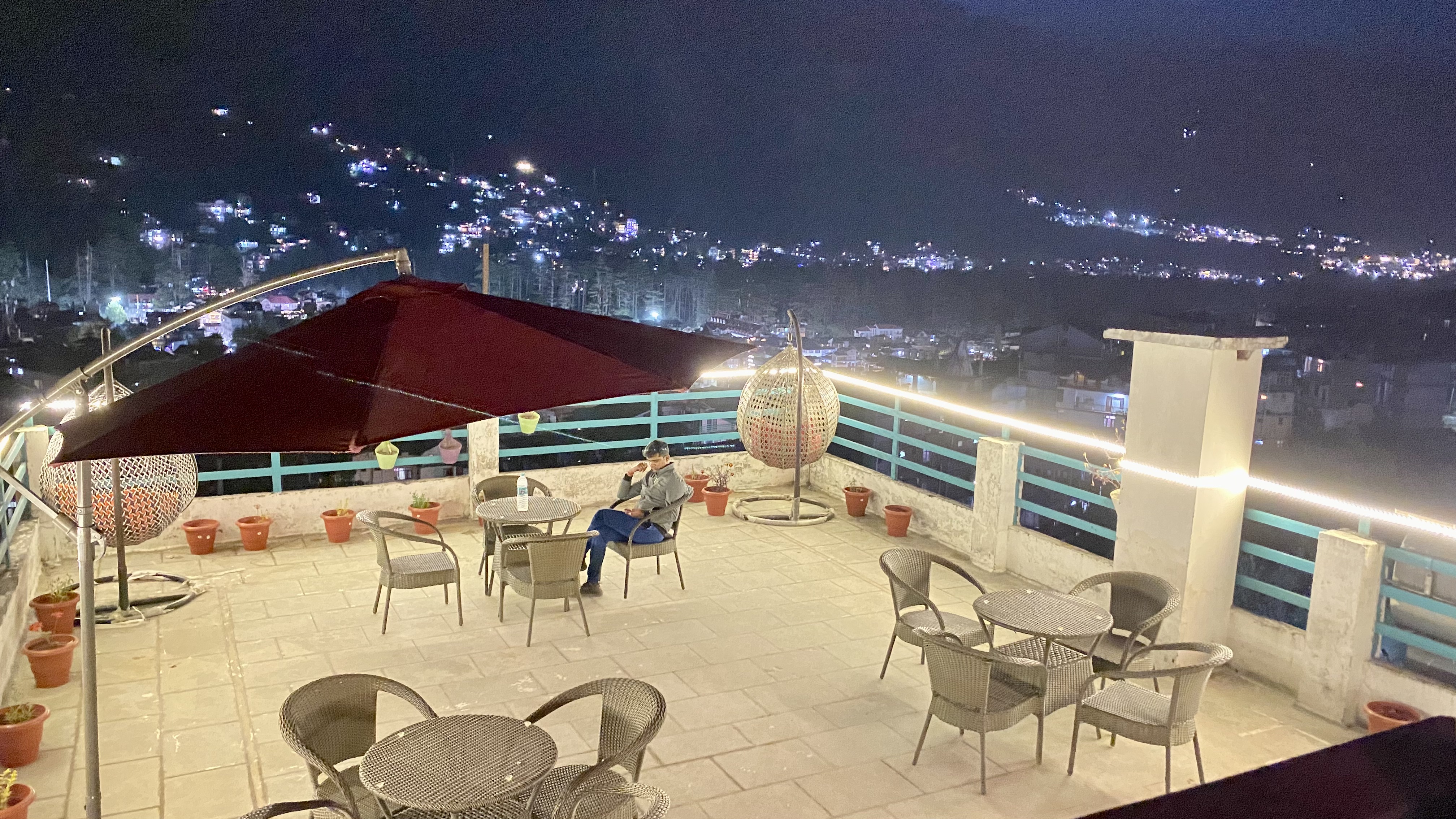 Open Terrace Night View
